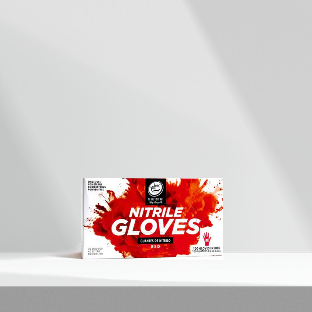 Rolda Nitrile Gloves Latex Free - Red