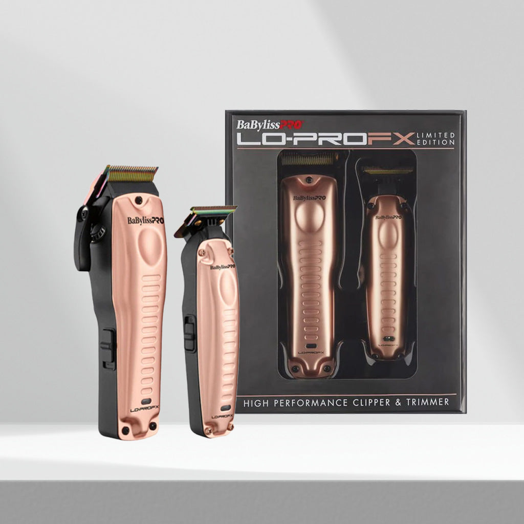 BaByliss PRO LO-PRO FX Limited Edition Clipper & Trimmer - Rose Gold