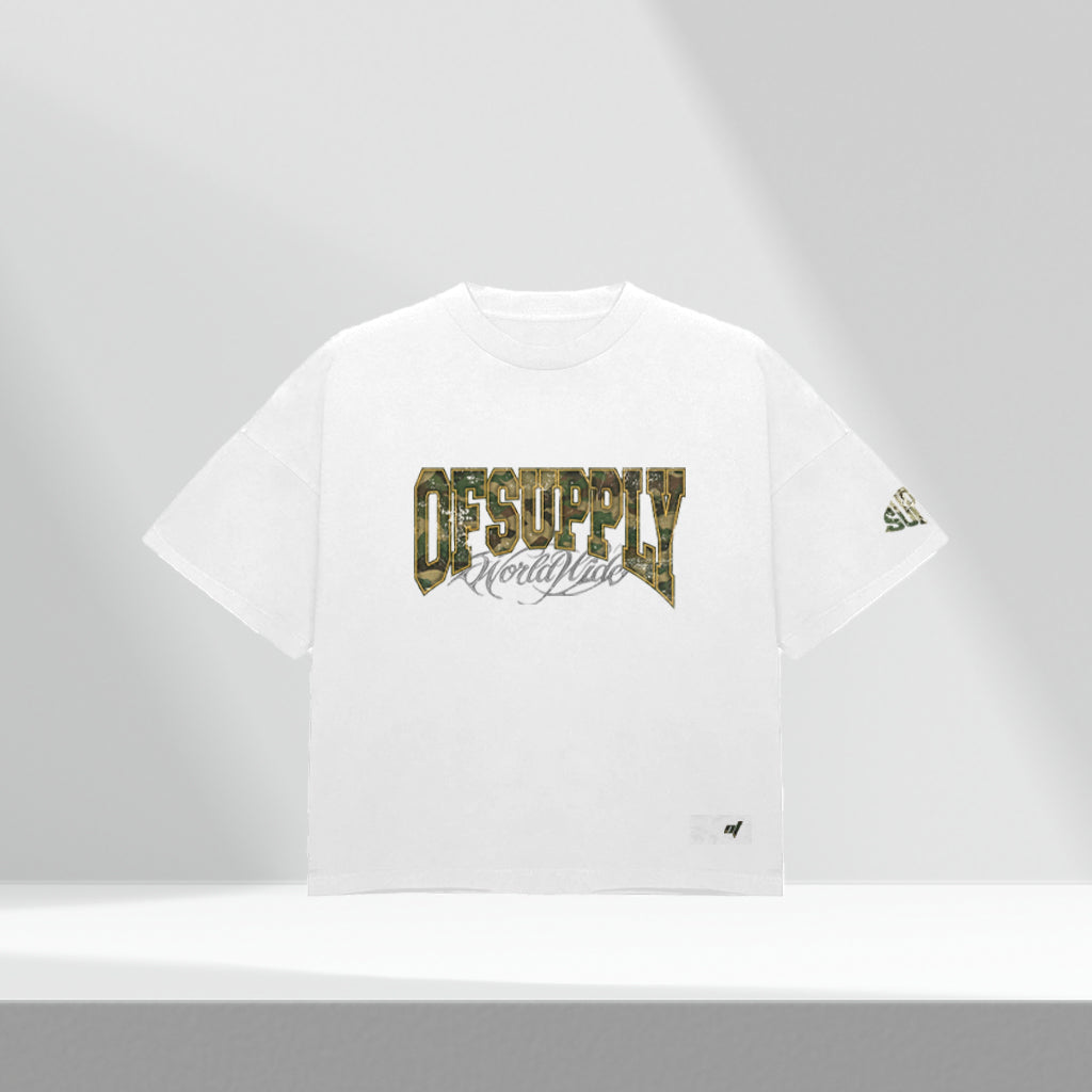 OF White Camo Tee