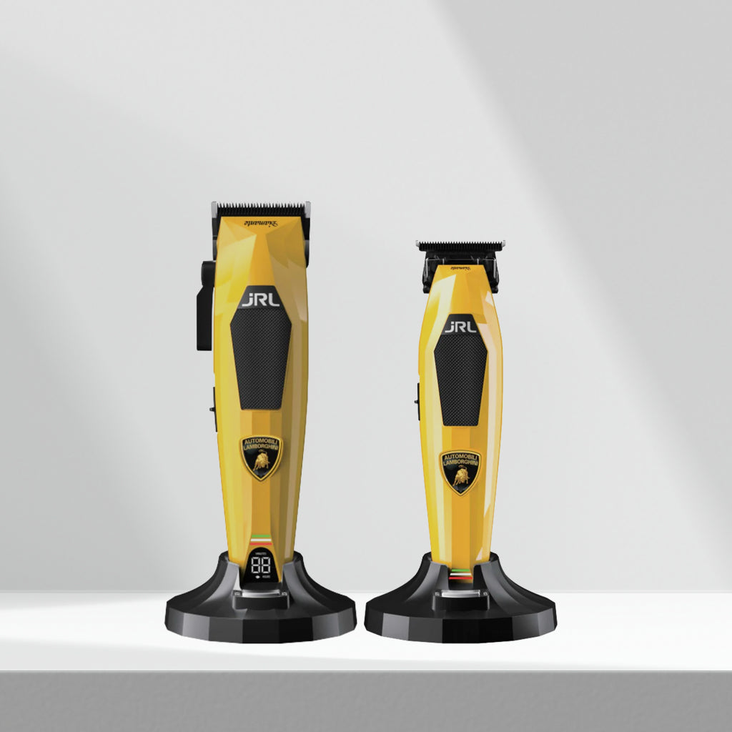 JRL Professional x Lamborghini Diamante Cordless Clipper & Trimmer Combo Set - Yellow
