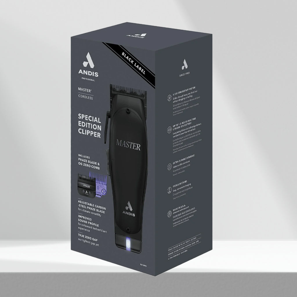 Andis Masters Cordless Black