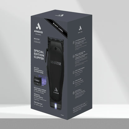 Andis Masters Cordless Black