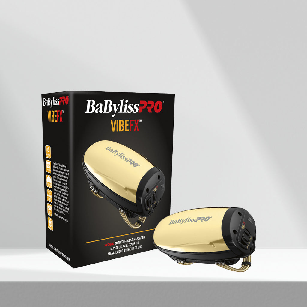 BaByliss VIBEFX Cordless Gold Massager