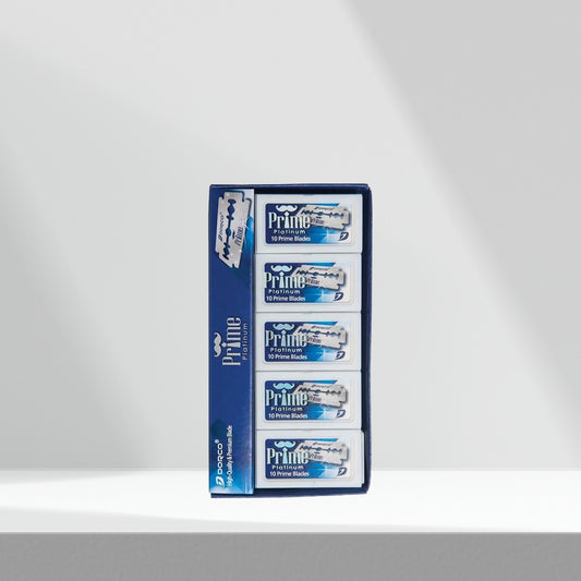 Dorco Prime Platinum Double Edge Blades - 100 Blades