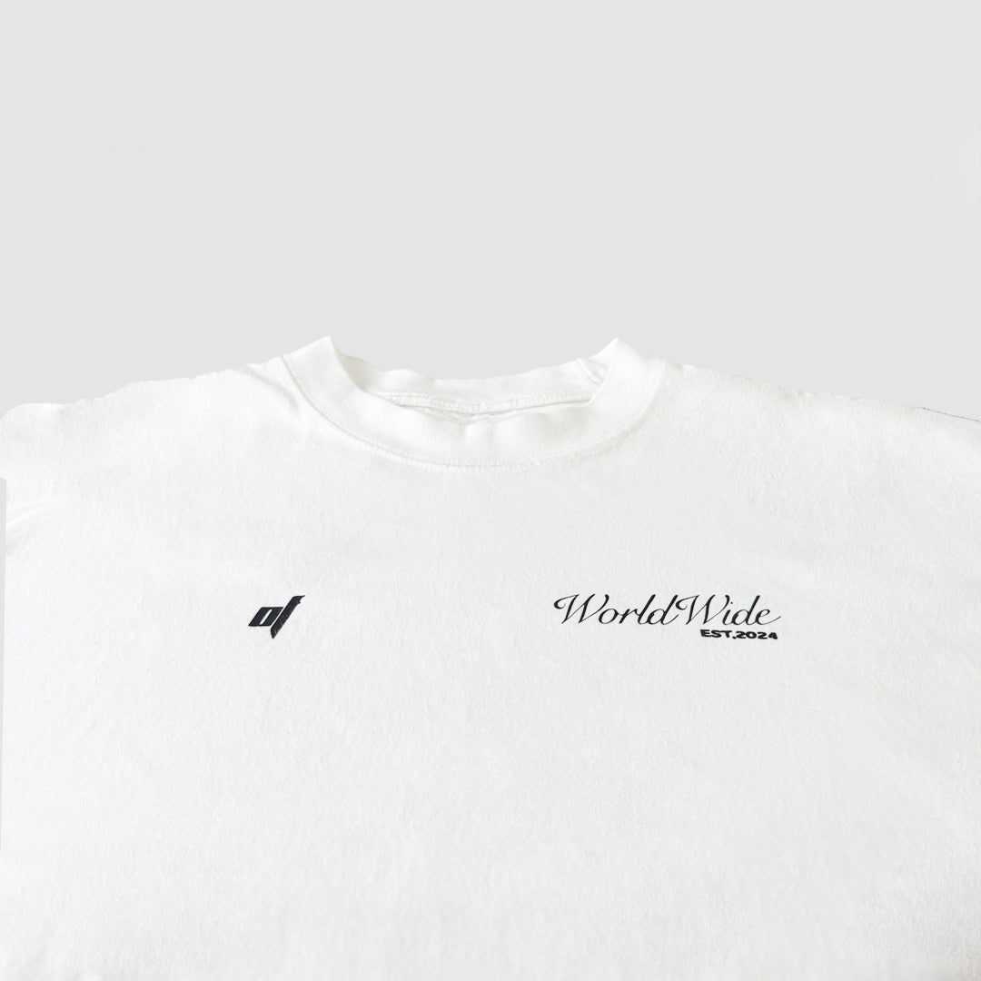 WORLDWIDE TEE - WHITE