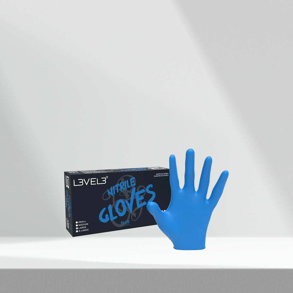 L3VEL 3 Nitrile Gloves - Blue