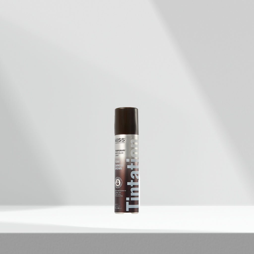Kiss Tintation Temporary Color Spray - Darkest Brown