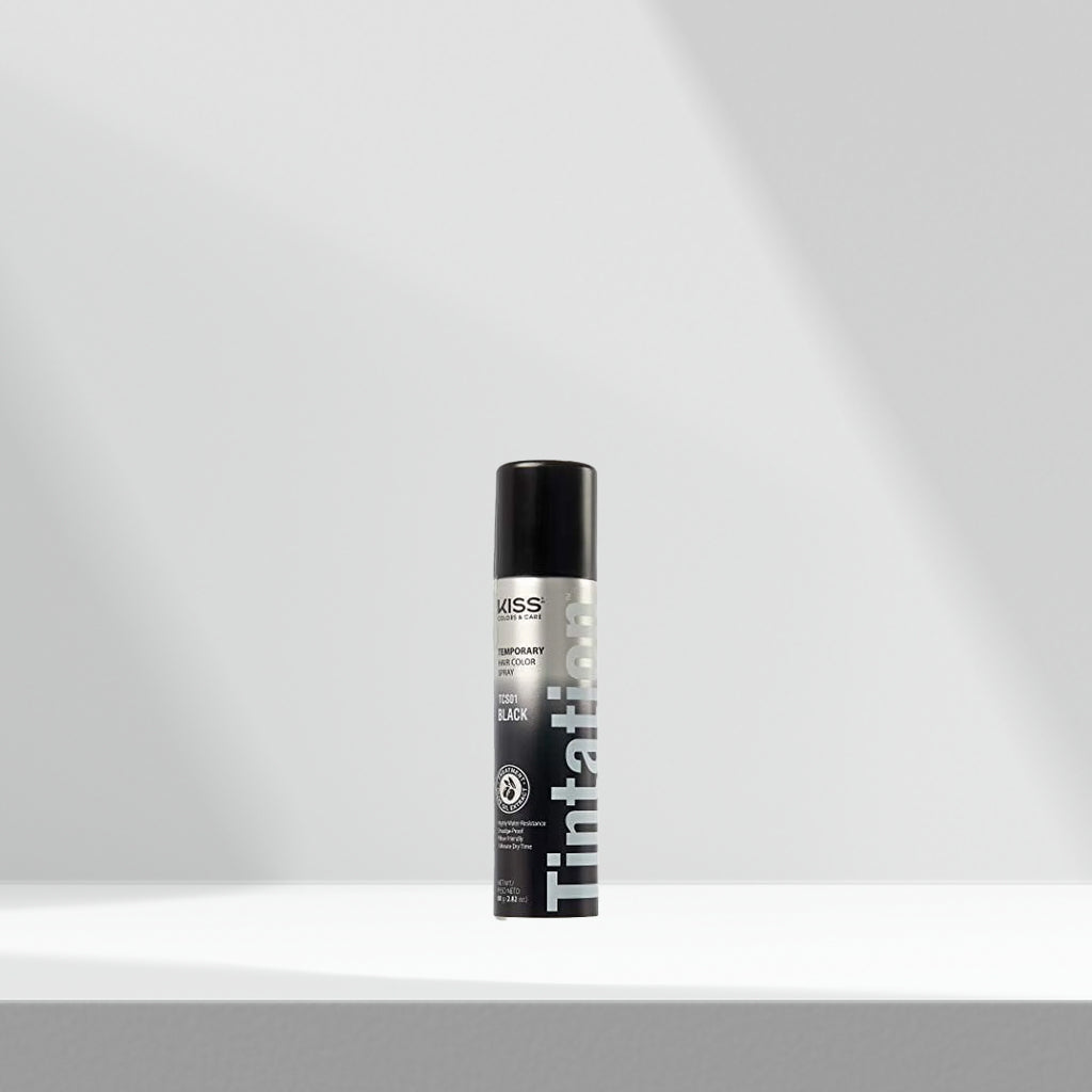 Kiss Tintation Temporary Color Spray - Black