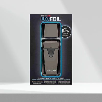 BaByliss Pro UV-Disinfecting Metal Double Foil Shaver