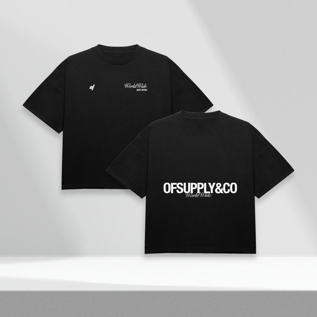 WORLDWIDE TEE - BLACK
