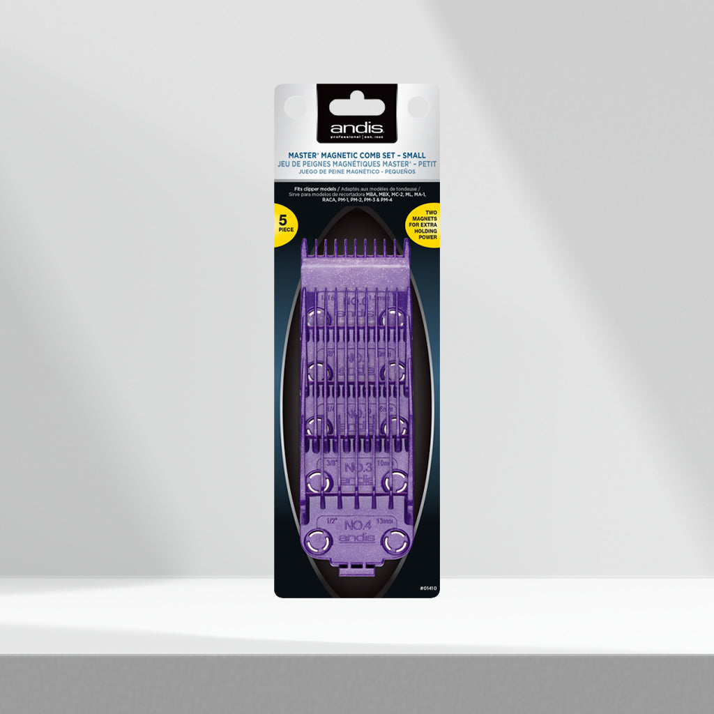 Andis Single Magnetic 5-Piece Comb Set- 0, 1, 2, 3, 4