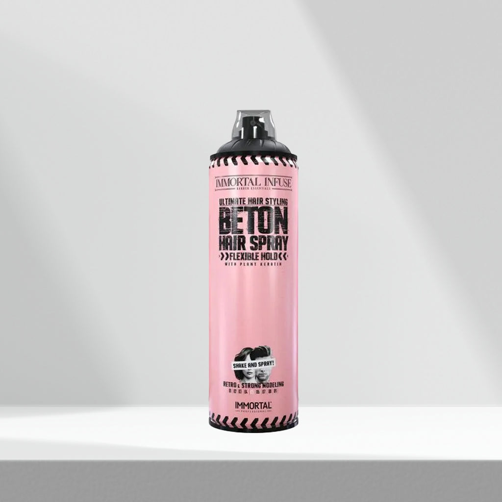 IMMORTAL NYC Beton Flexible Hold Hair Spray' Low Shine Look - 500ml
